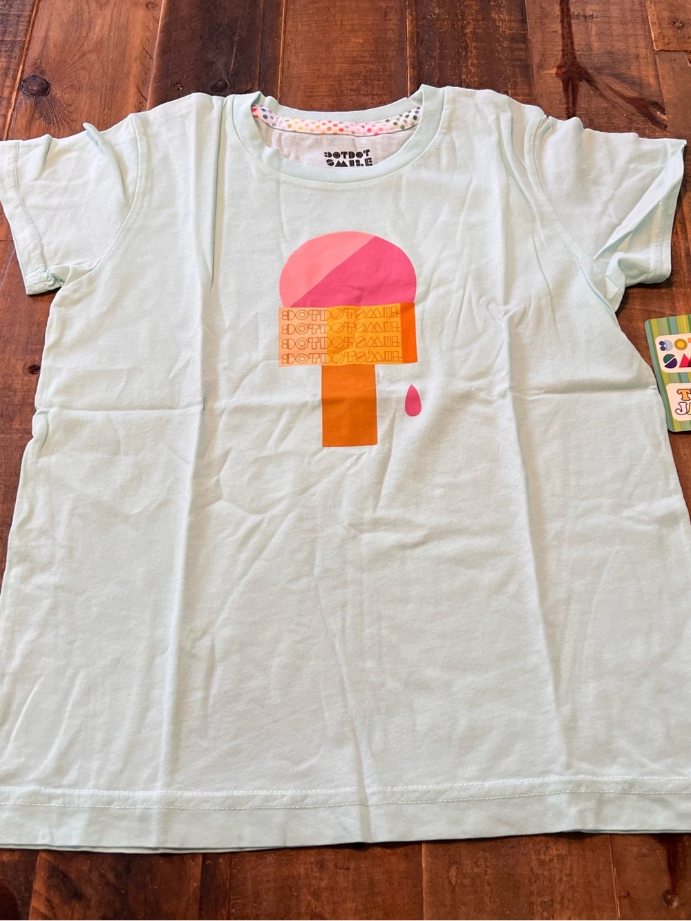 Dot Dot Smile size 10 girls ice cream popsicle shirt new